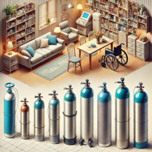 oxygen cylinders